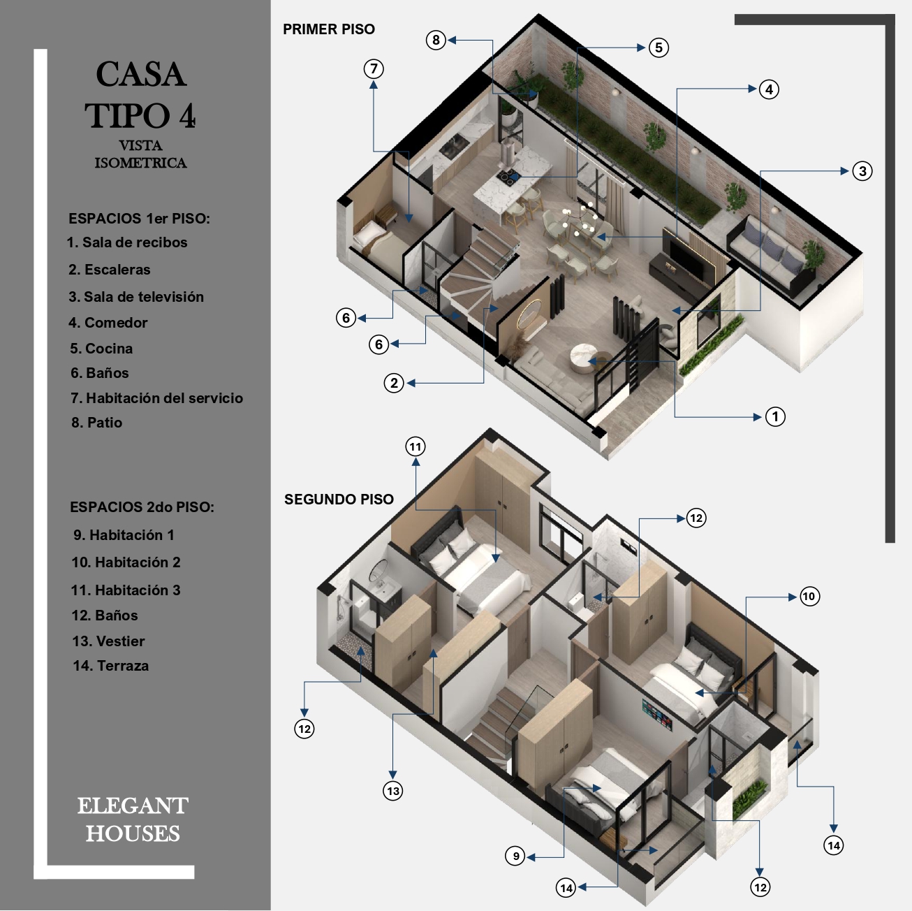 Elegant Houses — parking plan