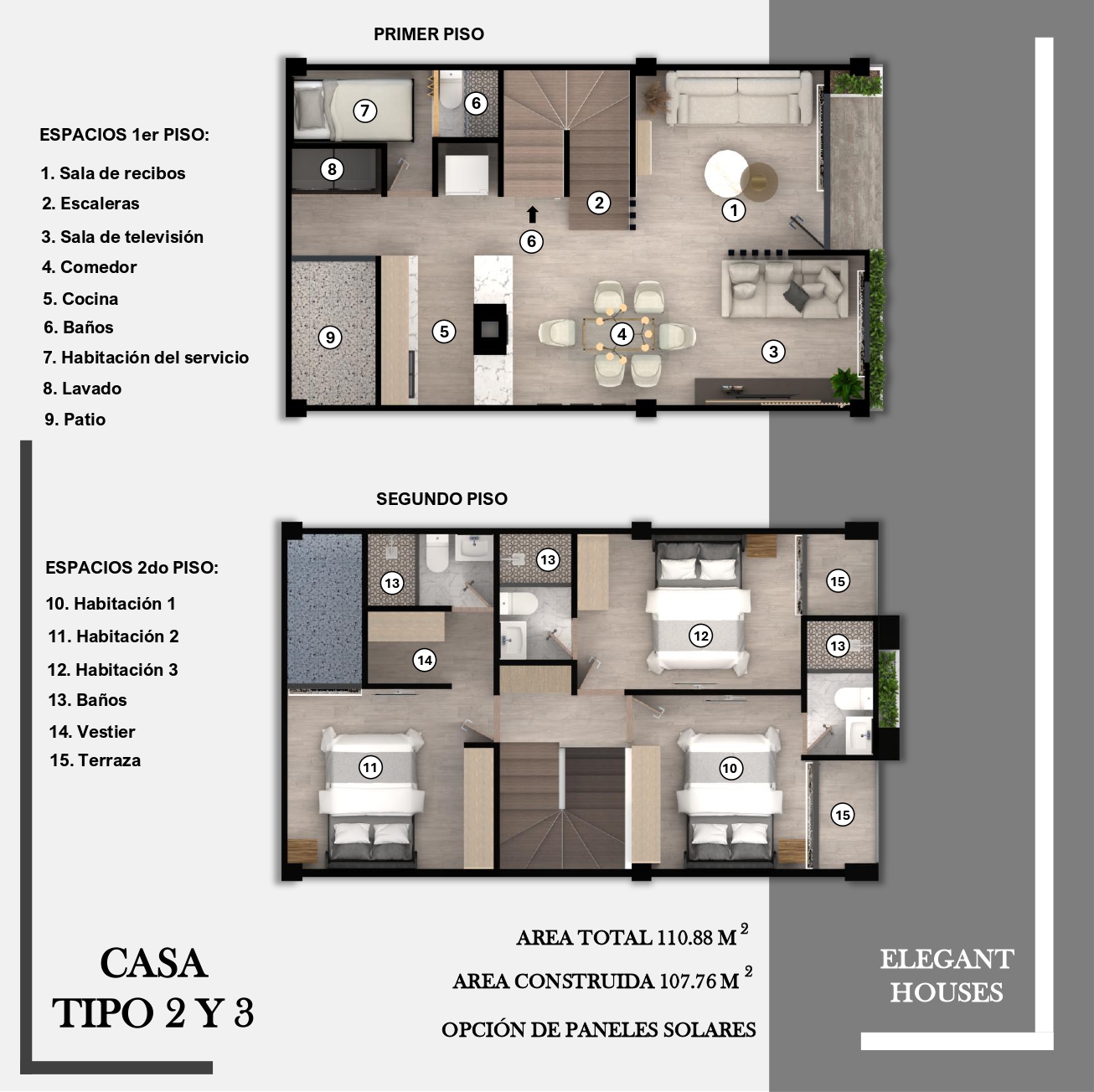 Type 2 / 3 isometric